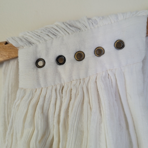 Isabel Marant Etoile cream crinkled cotton sleeveless blouse M/L - Picture 5 of 8